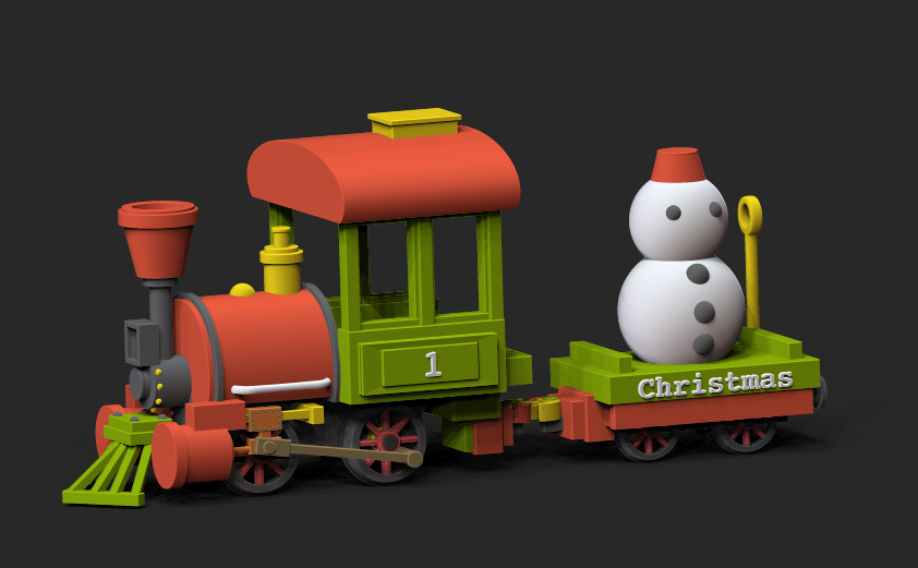クリスマス機関車7