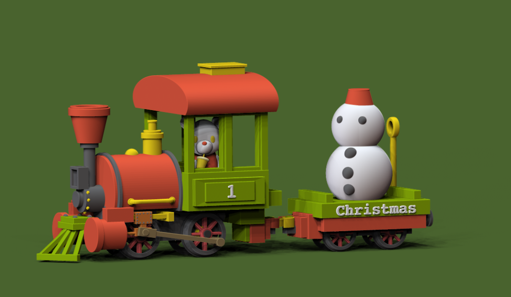 クリスマス機関車9